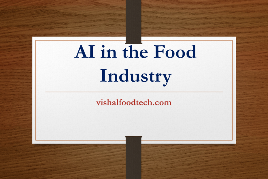 AI in the Food Industry